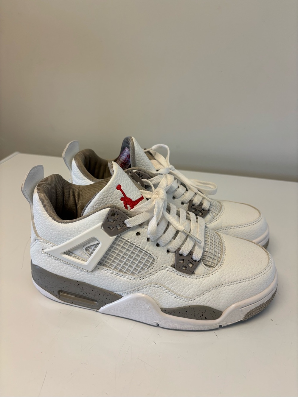 Air Jordan 4 Retro White Oreo Shoes Women’s Size 7